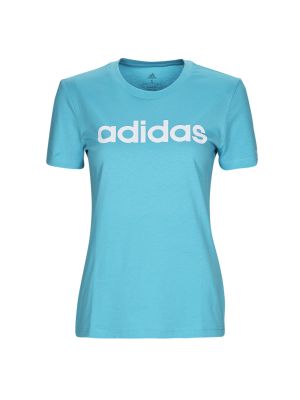 Tricou slim fit Adidas albastru
