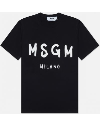 Черная футболка Msgm