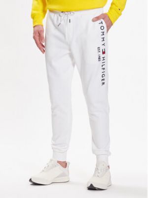 Pantalon de joggings Tommy Hilfiger blanc