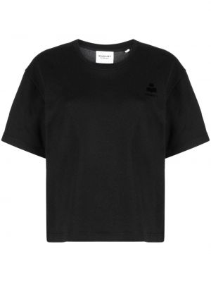 T-shirt à imprimé à motif étoile Marant étoile noir