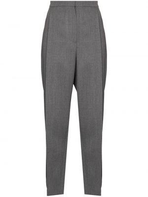 Pantalones de cintura alta Alexander Mcqueen gris