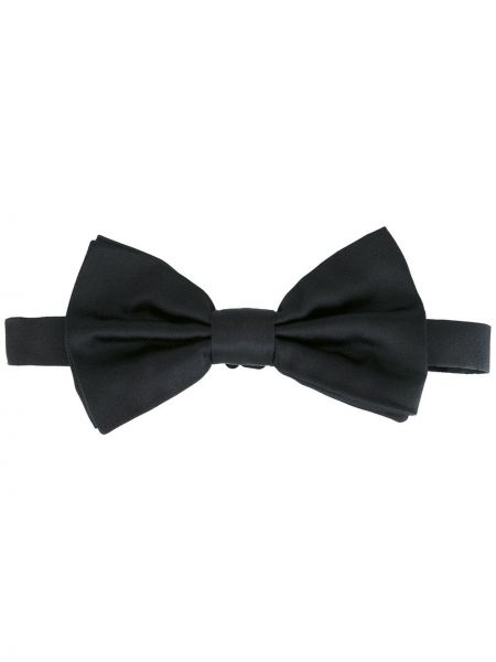 Svilena kravata z lokom Dolce & Gabbana črna