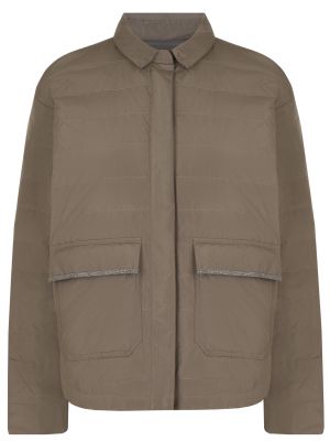 Демисезонная куртка Fabiana Filippi коричневая