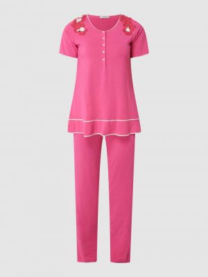 Różowa piżama z naszywkami Chiara Fiorini
