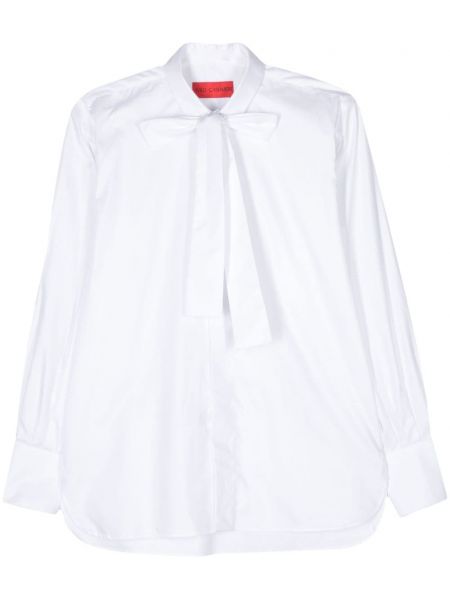 Памучна кашмирена риза Wild Cashmere бяло