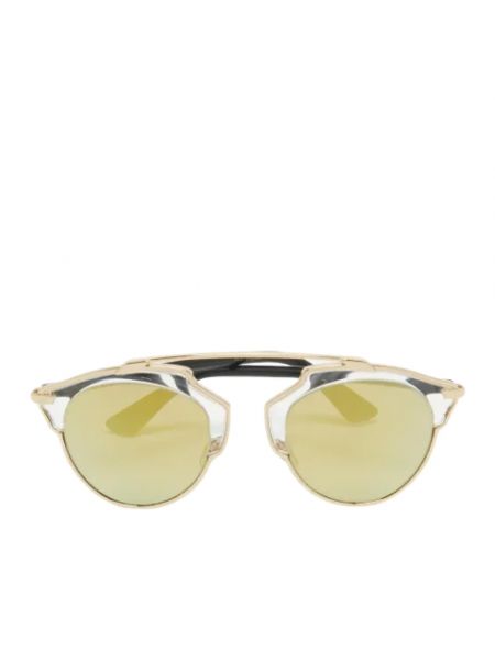 Retro sonnenbrille Dior Vintage gelb