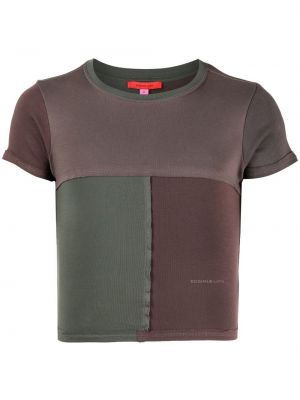 T-shirt Eckhaus Latta brun