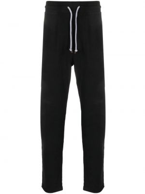 Pantaloni dritti di cotone Brunello Cucinelli nero
