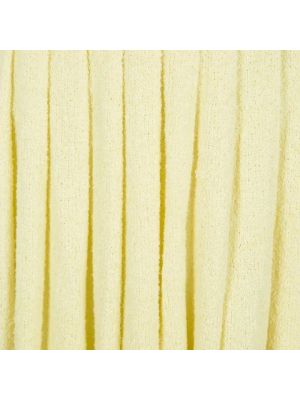 Falda de algodón Prada Vintage amarillo