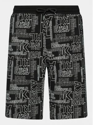 Shorts de sport Karl Lagerfeld noir
