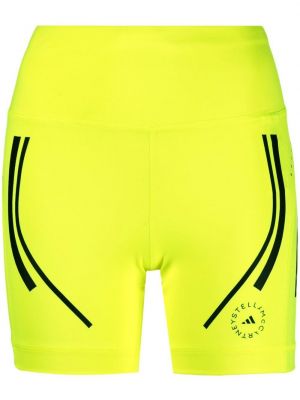 Hög midja shorts Adidas By Stella Mccartney gul