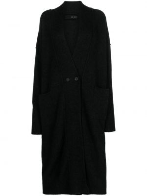 Kašmírový kabát Isabel Benenato čierna