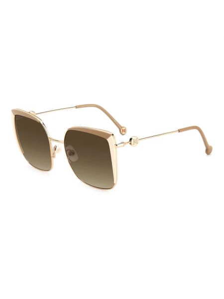 Okulary przeciwsłoneczne Carolina Herrera złote