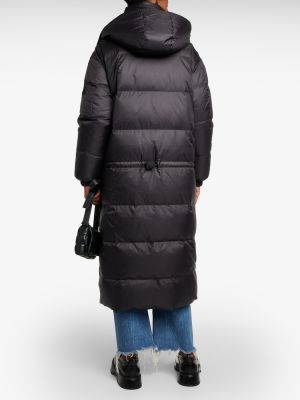 Pérový obojstranný kabát Yves Salomon čierna