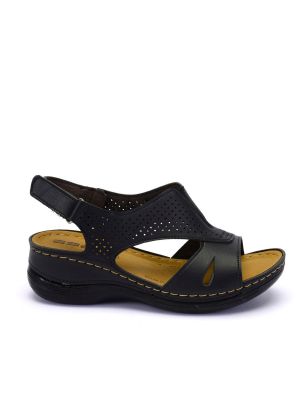 Sandale cu pană Esem negru