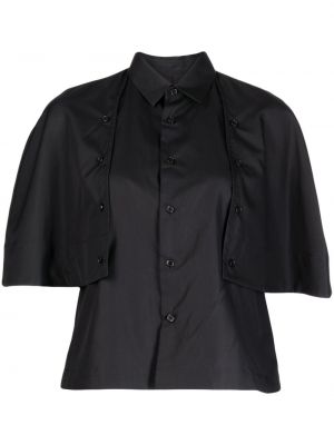 Bavlnená košeľa Noir Kei Ninomiya čierna