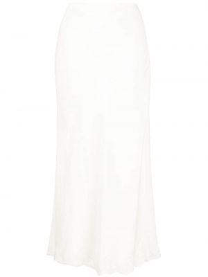 Suknja s čipkom s kristalima Rixo bijela