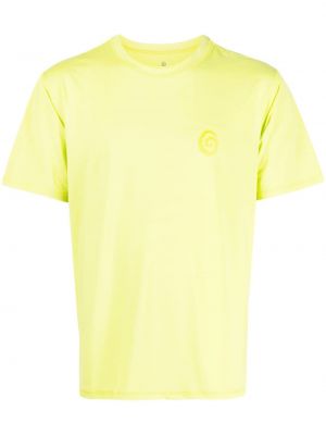 T-shirt con stampa Ostrya giallo