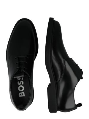 Ниски обувки с връзки Boss Black черно
