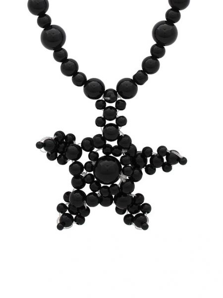 Collier avec pierres découratives à motif étoile Susan Fang noir