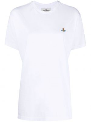 Bavlněné tričko Vivienne Westwood bílé