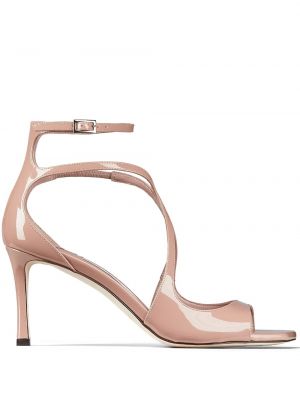 Sandaletter i läder Jimmy Choo rosa