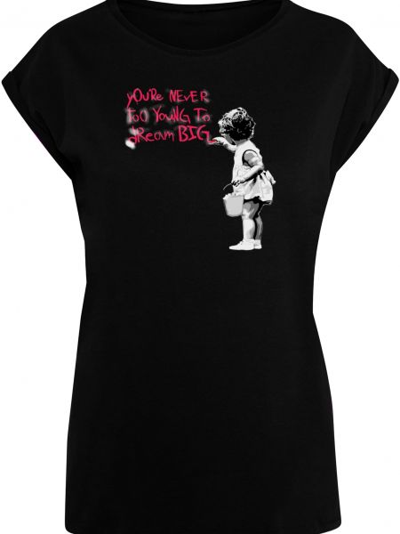 T-krekls Merchcode Ladies melns