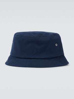 Kvetinová bavlnená čiapka Kenzo modrá