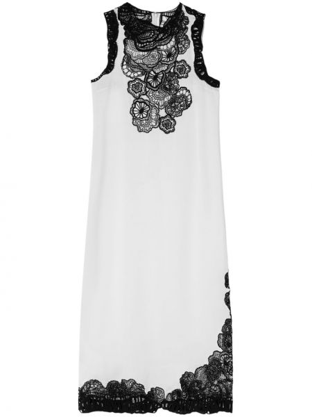 Midi haljina bez rukava s cvjetnim printom Jil Sander