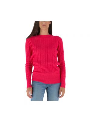 Sweter Fracomina różowy