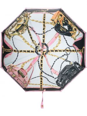 Ομπρέλα με σχέδιο Moschino μαύρο