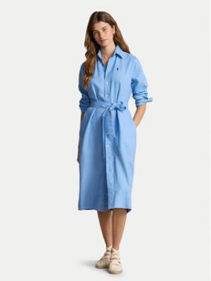 Robe chemise Polo Ralph Lauren bleu