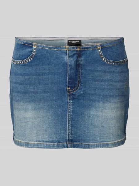 Spódnica jeansowa Juicy Couture niebieska