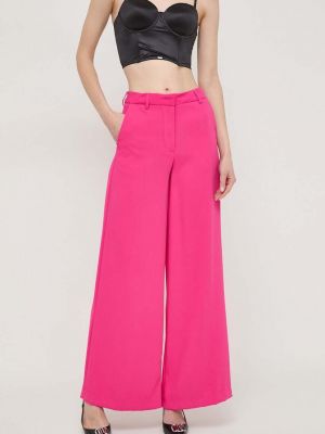 Pantaloni cu talie înaltă Silvian Heach roz