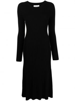 Μίντι φόρεμα P.a.r.o.s.h. μαύρο