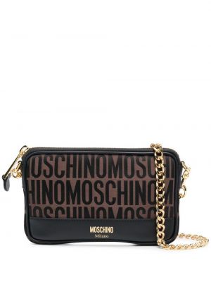 Чанта през рамо с принт Moschino