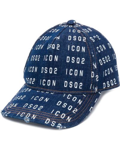 Șapcă Dsquared2 albastru