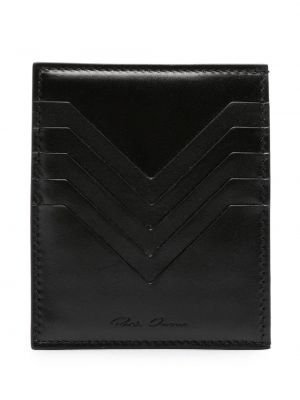 Kožená peňaženka Rick Owens čierna