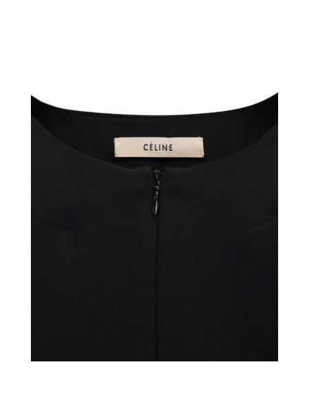 Vestido de seda Celine Vintage negro