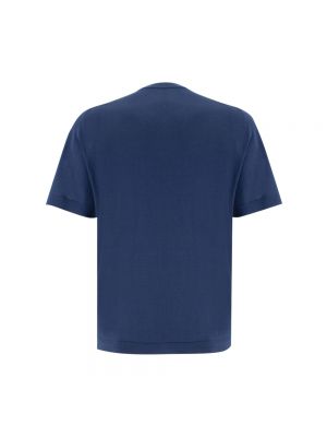 Koszulka bawełniana Borrelli niebieska