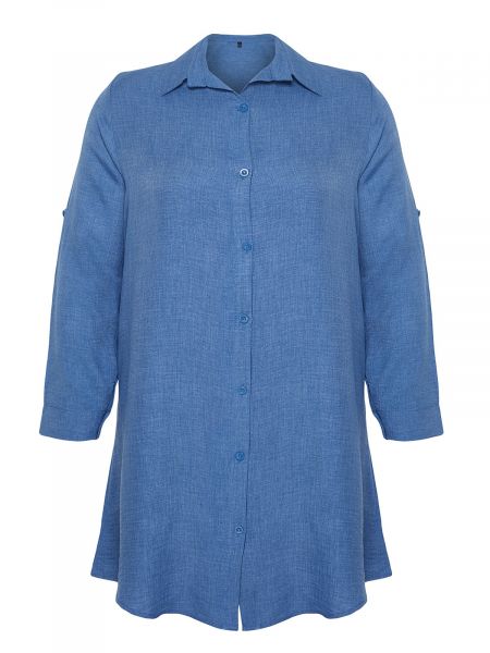 Košeľa Trendyol modrá