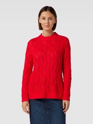 Dzianinowy sweter S.oliver Red Label czerwony