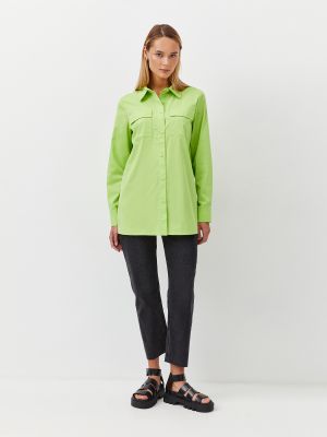 Блузка Just Clothes зеленая