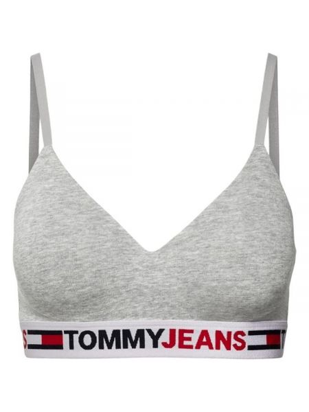 Podprsenka Tommy Jeans sivá