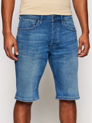Shorts en jean large Pepe Jeans bleu