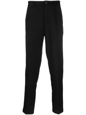 Pantaloni plisate Armani Exchange negru