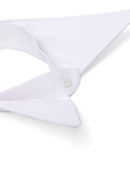 Cravate à bouts pointus oversize Maison Margiela blanc