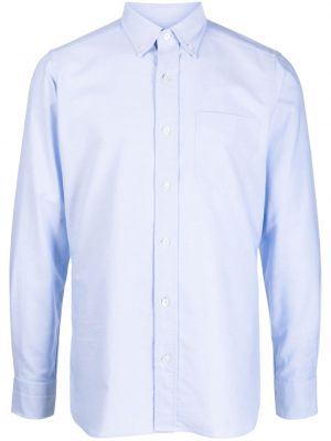 Chemise en coton Tom Ford bleu