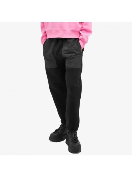 Трикотажные брюки Moncler черные