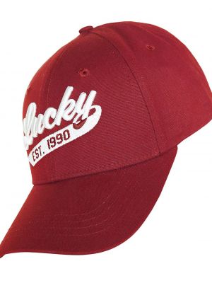 Шляпа с вышивкой Lucky Brand красная